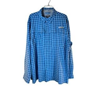 HABIT Men’s Checkered Long Sleeve Fishing Shirt / Size: XL